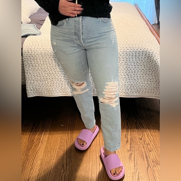 AGolde Jamie High Rise Classic in Ever More - Picture 7 of 8